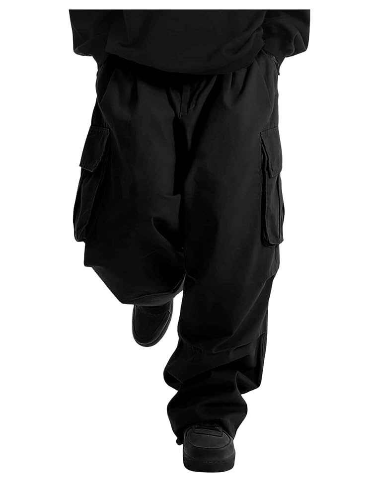 Amazon.com: OYOANGLE Men's Drawstring Elastic Waist Flap